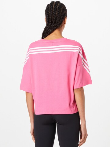 ADIDAS SPORTSWEARTehnička sportska majica 'Future Icons 3-Stripes' - roza boja