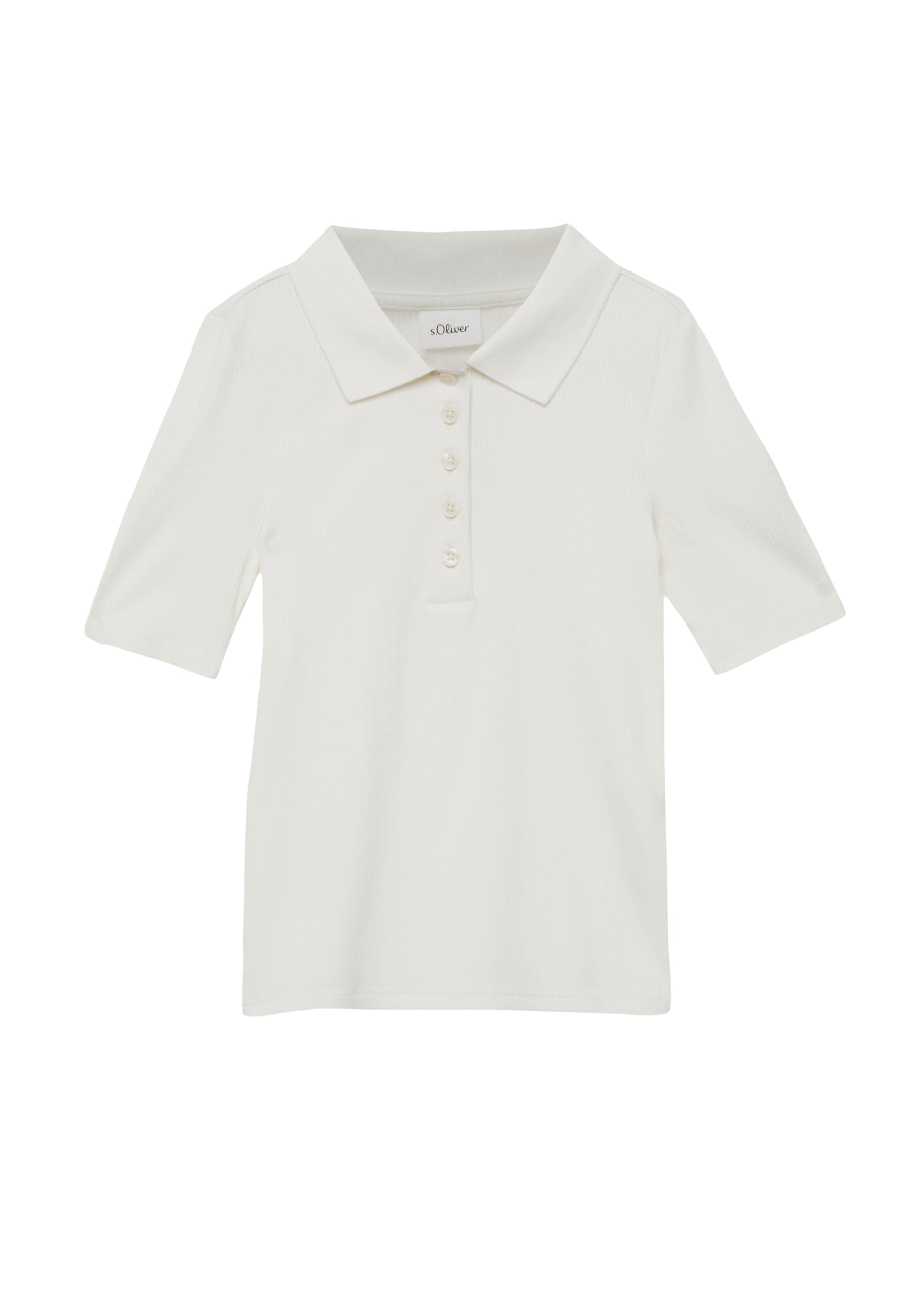 s.Oliver Shirt in Beige: voorkant