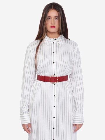 Haute Cuir Belt in Red: front
