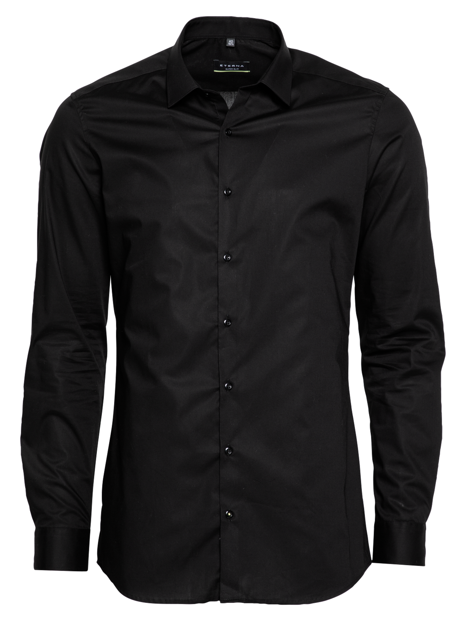 RS2IV Specjalne okazje ETERNA Koszula biznesowa SUPERSLIMFIT w kolorze Czarnym 