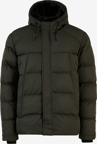 Buratti Winter Coat in Green: front