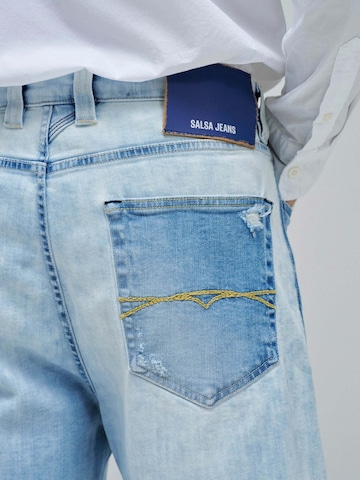 Salsa Jeans Zwemshorts in Blauw