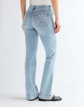 évasé Jean 'FLARE' WRANGLER en bleu