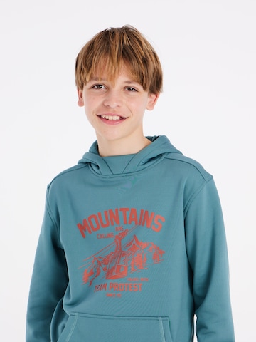 PROTEST Athletic Sweater 'PRTKESTREL' in Green