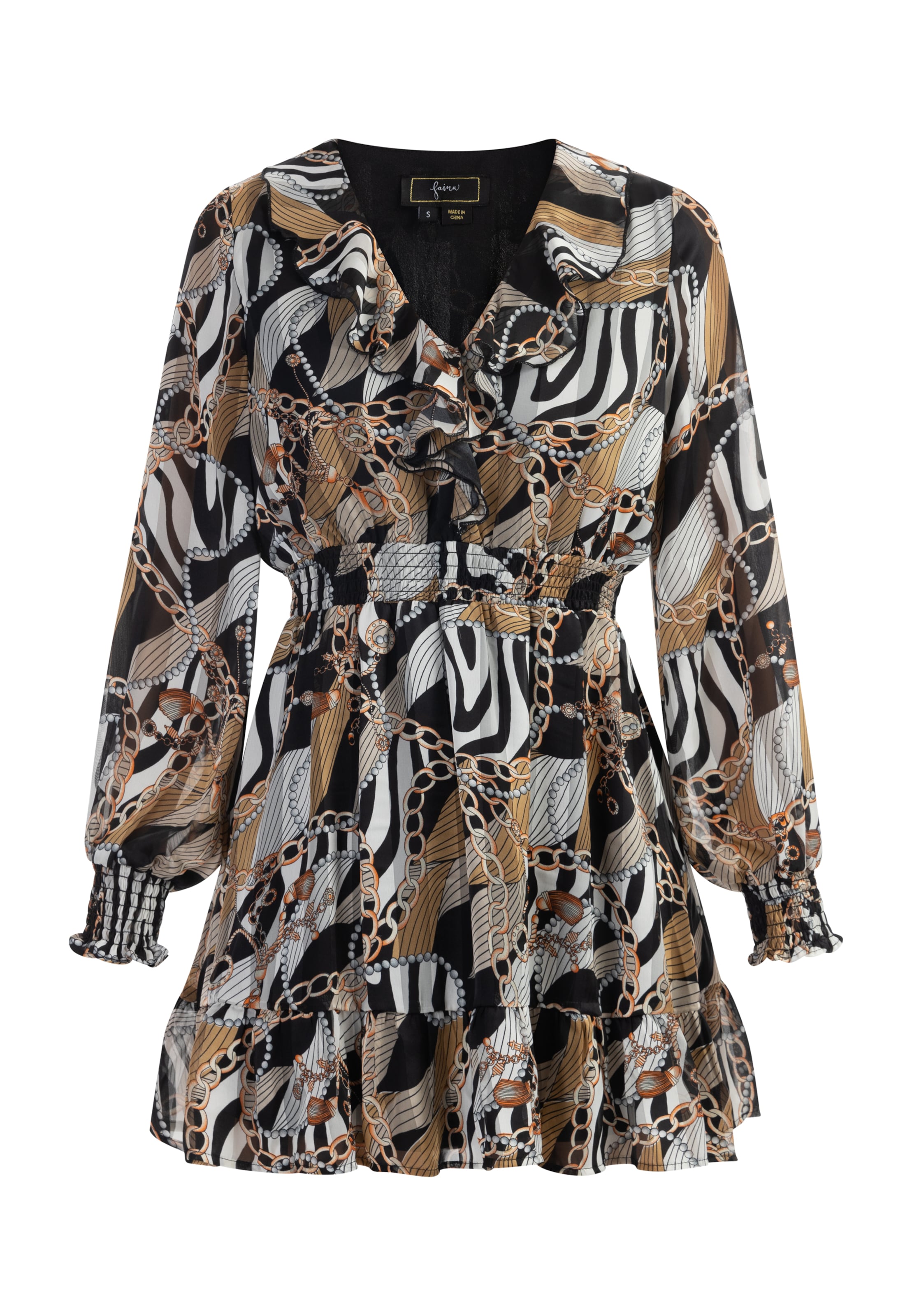 faina Mekko värissä musta: etupuoli