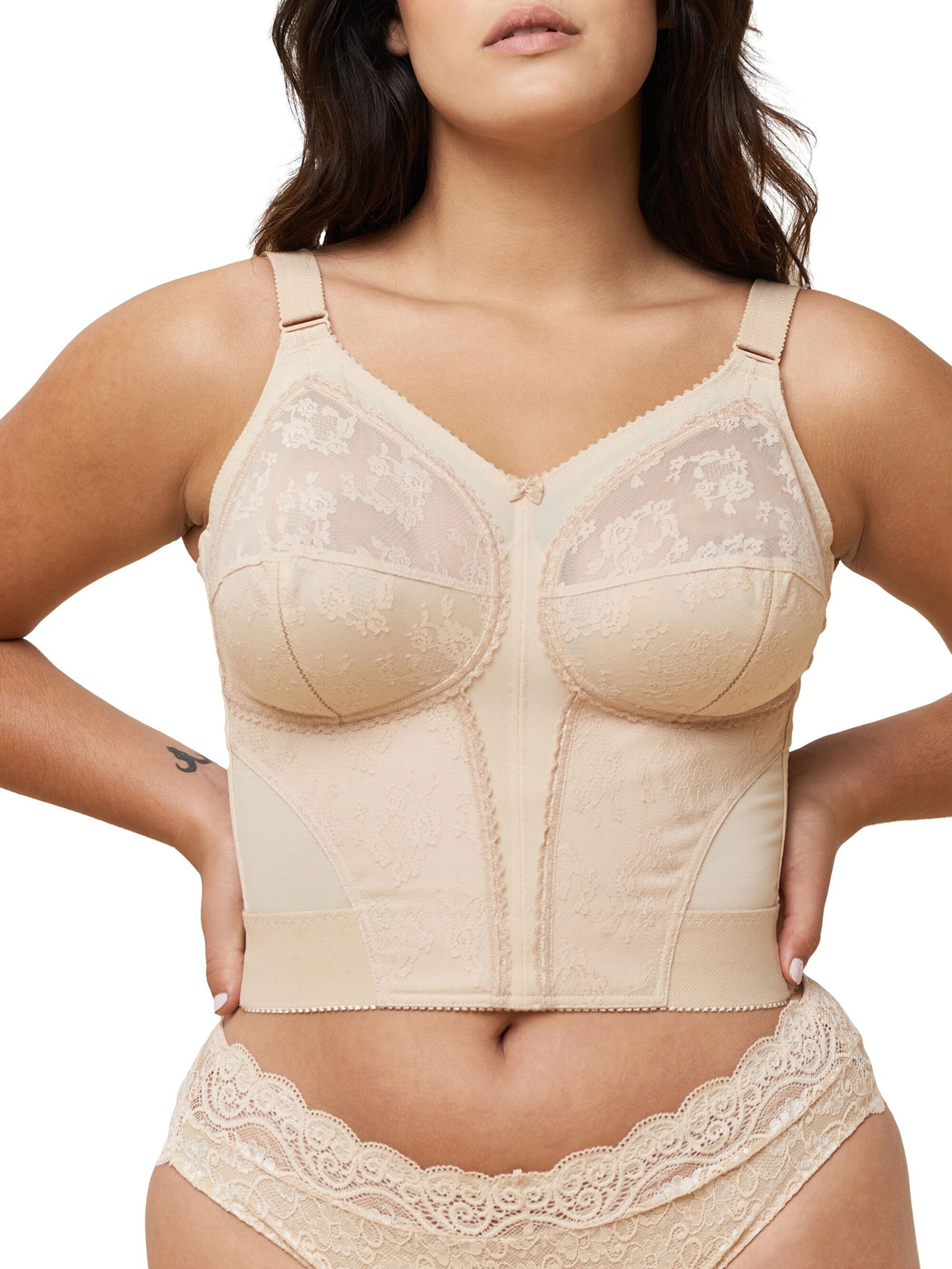 Corsage ' Doreen ' TRIUMPH en beige