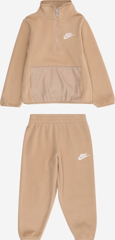 Tuta da jogging 'ESSENT' di Nike Sportswear in marrone: frontale