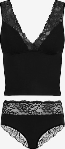 Evoni Underwear sets 'mit Spitze' in Black: front