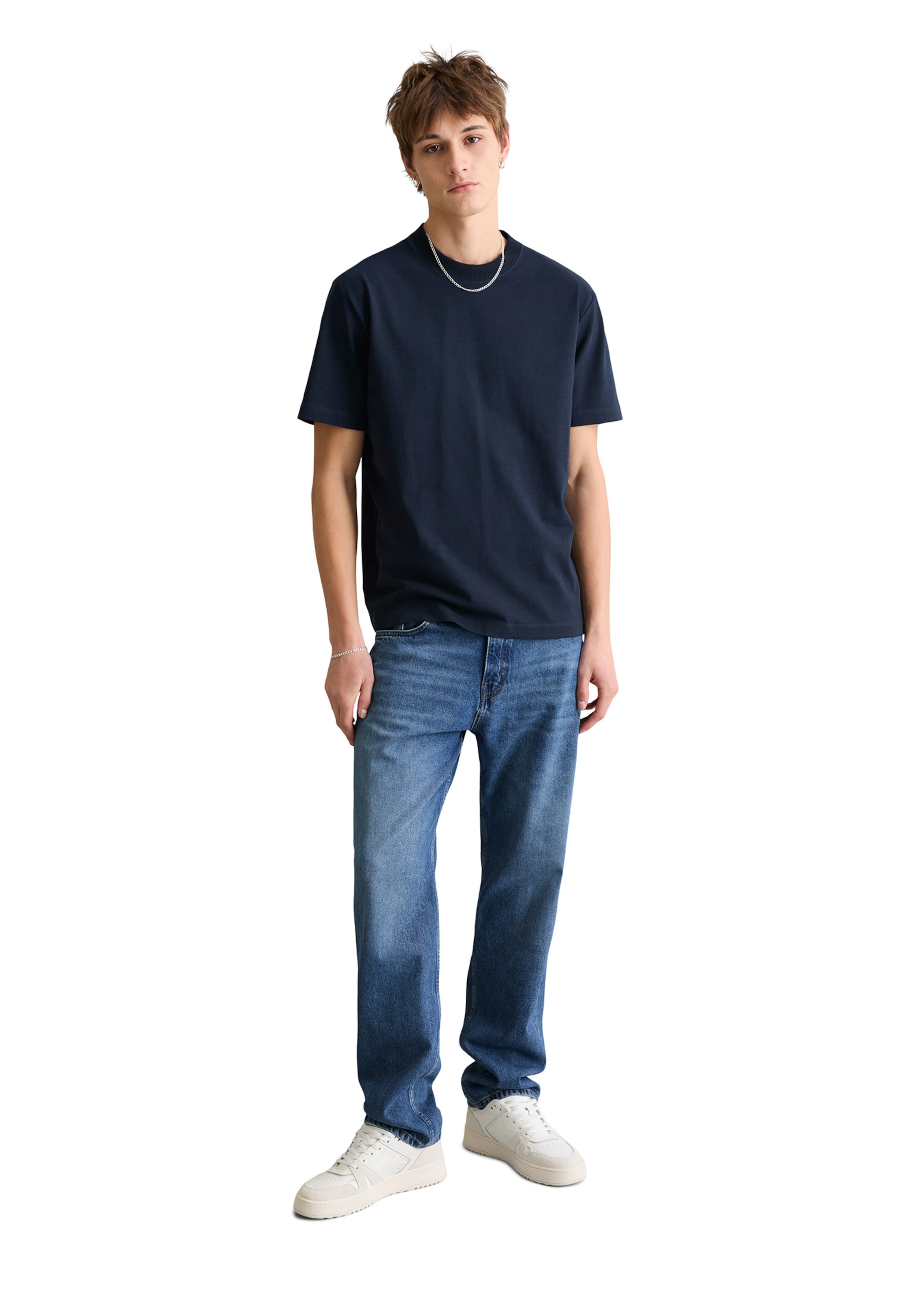 T-Shirt 'DfC' Marc O'Polo DENIM en bleu