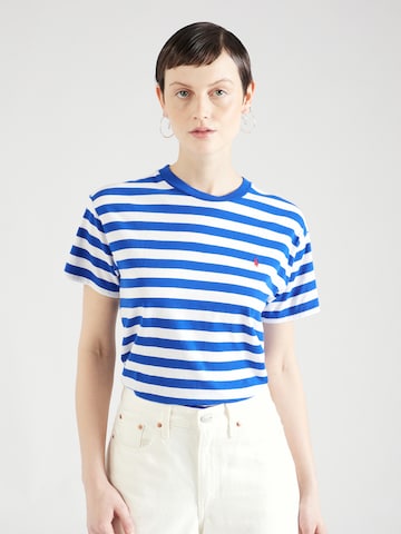T-shirt Polo Ralph Lauren en bleu : devant