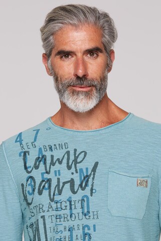 CAMP DAVID Pullover in Blau