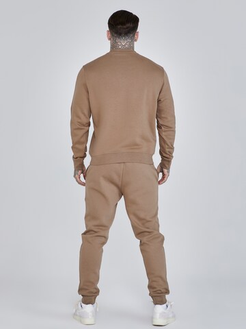 Sweat-shirt SikSilk en marron