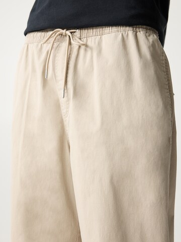 Pull&Bear Loosefit Broek in Beige