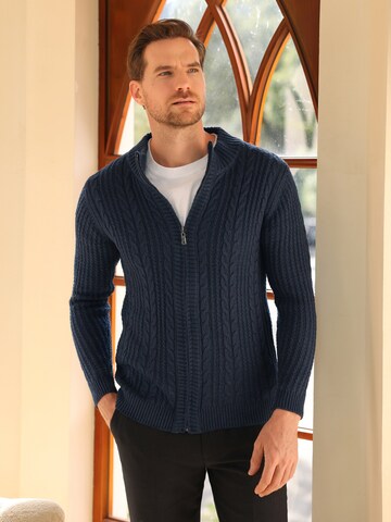 YOUTHUP Strickjacke 'Schmiegsam'‌‌‌ in Blau
