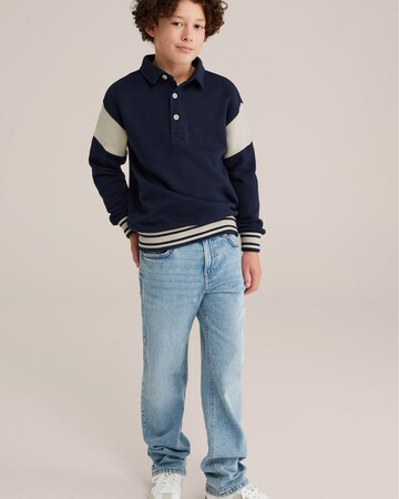 WE Fashion Sweatshirt in Blau