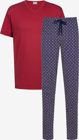 Mey Pyjama kort 'Tie Minimal' in Gemengde kleuren: voorkant