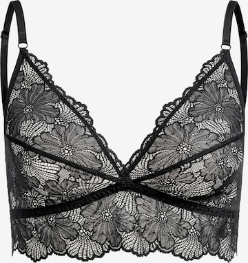 Erlich Textil BH in Schwarz: Vorderseite