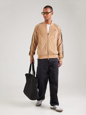 ADIDAS ORIGINALS Кофта на молнии в Коричневый