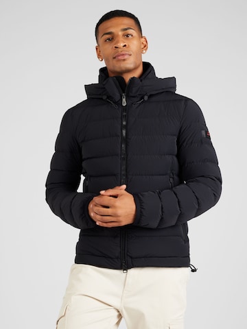 Peuterey Winter Jacket in Black: front