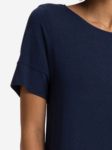 Hanro Nightgown 'Natural Elegance' in Blue