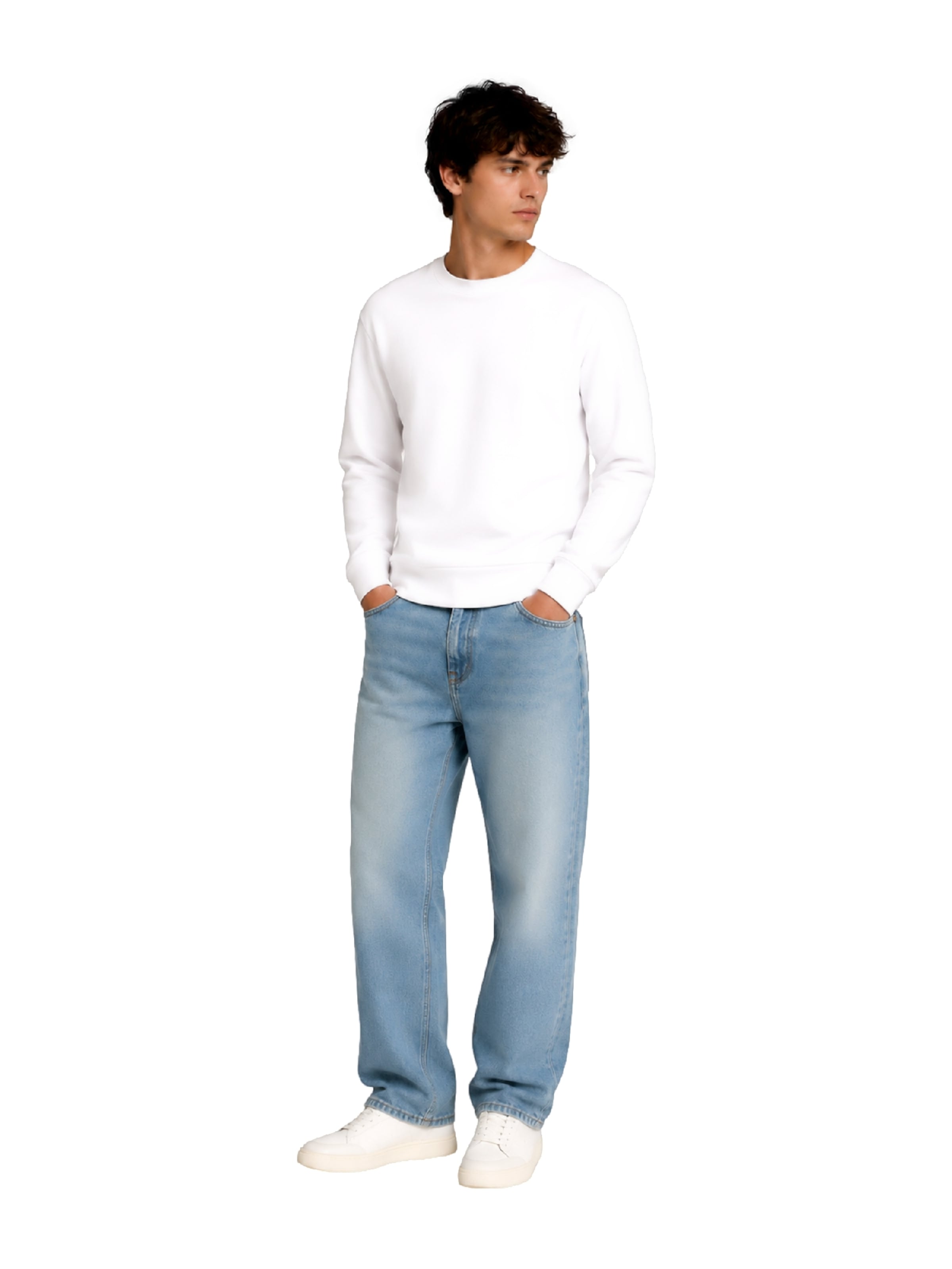 Only & Sons Sweatshirt 'Chase' in Zwart: voorkant