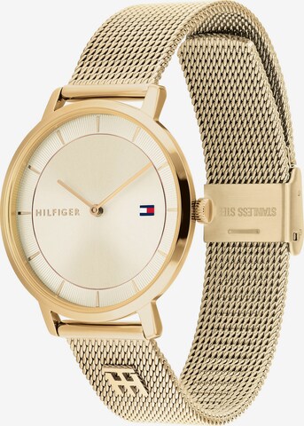 TOMMY HILFIGER Analog Watch 'Dressed Up' in Gold