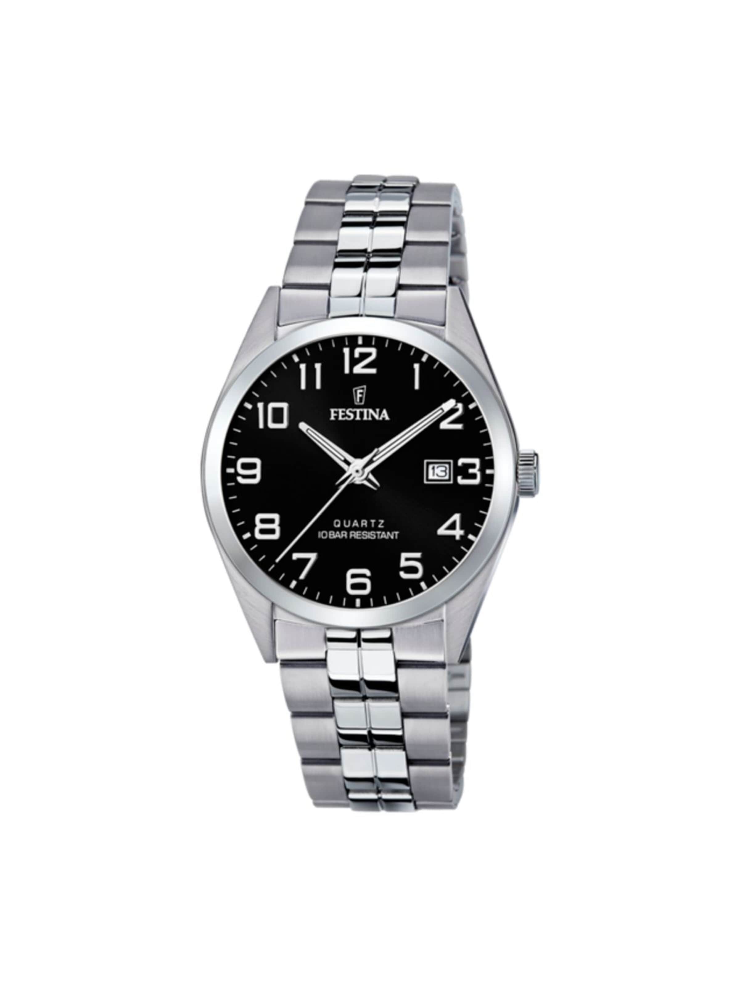Montre à affichage analogique 'ACERO CLASICO' FESTINA en noir : devant