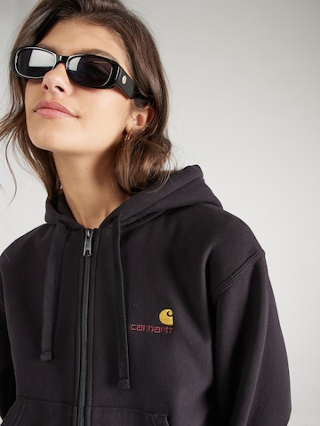 Carhartt WIP - Sudadera con cremallera en negro