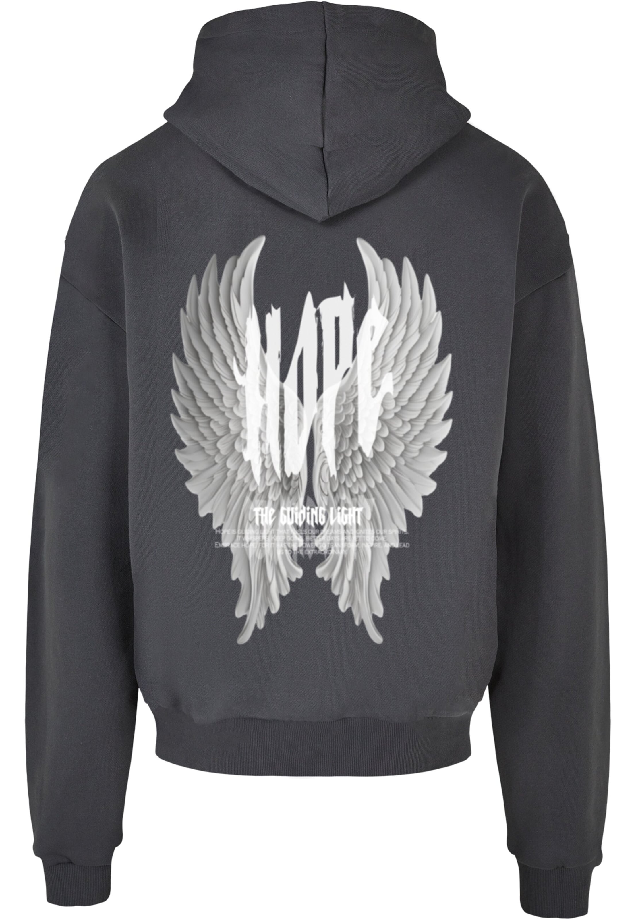 Merchcode Sweatshirt 'Hope Wings' in Grijs