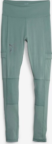 PUMA - Skinny Pantalón deportivo en verde: frente