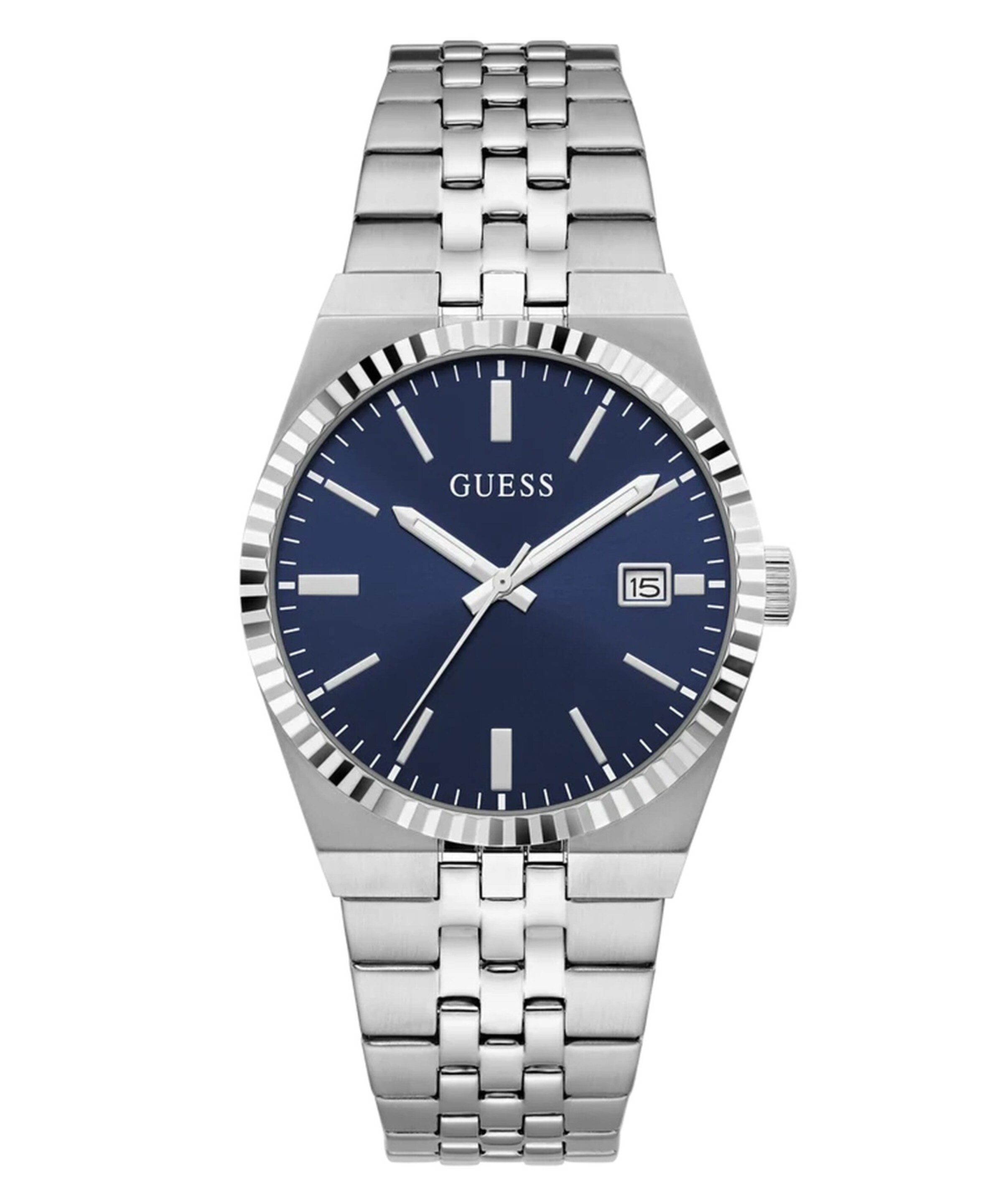 GUESS Uhr in Silber: Vorderseite