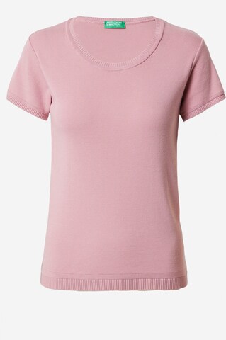 Pull-over UNITED COLORS OF BENETTON en rose : devant