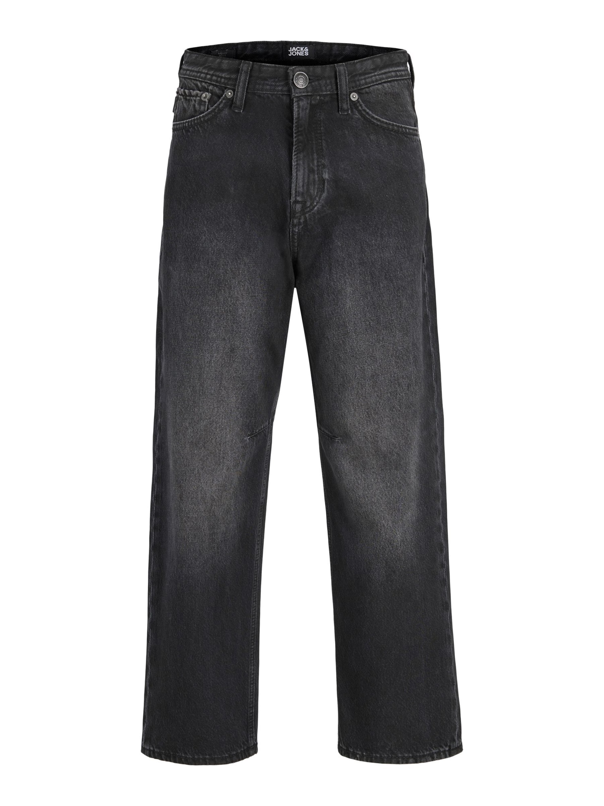 Jack & Jones Junior - regular Vaquero en negro: frente