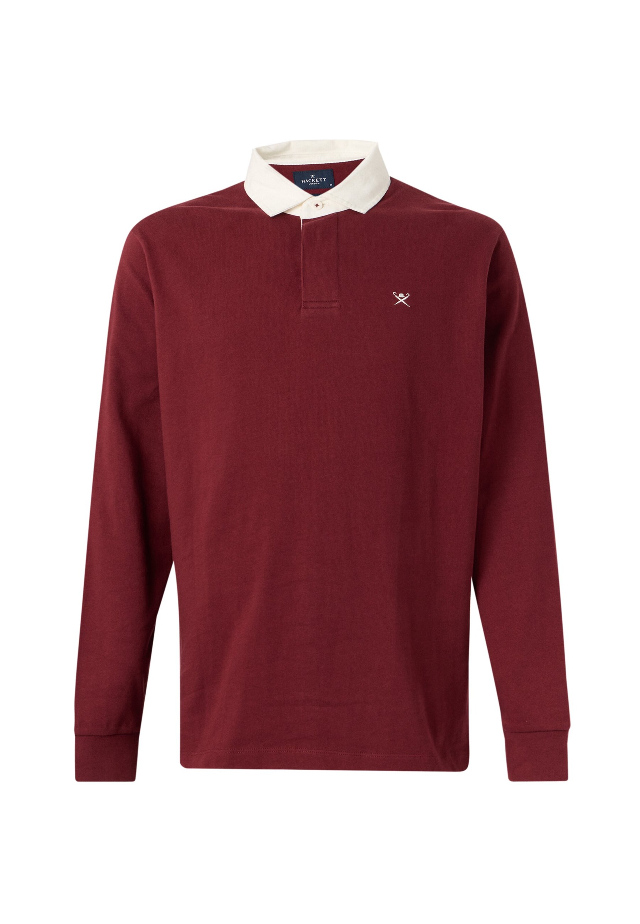 Hackett London Särk 'CLASSIC' S suuruses tumepunane / valge, Tootevaade