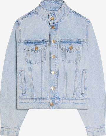 Bershka Välikausitakki värissä sininen: etupuoli