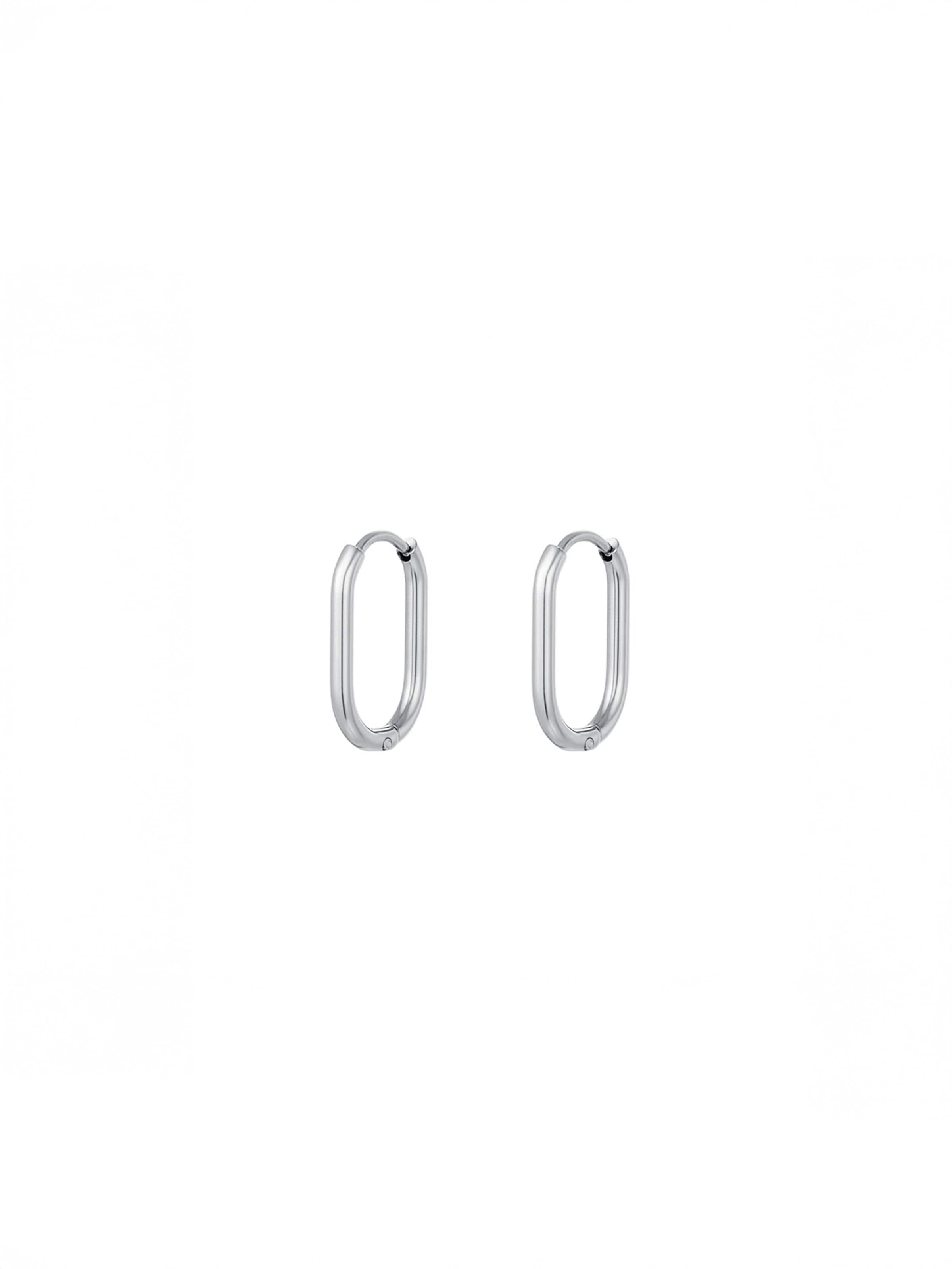 lePelou Earrings 'LUCIA' in Silver: front