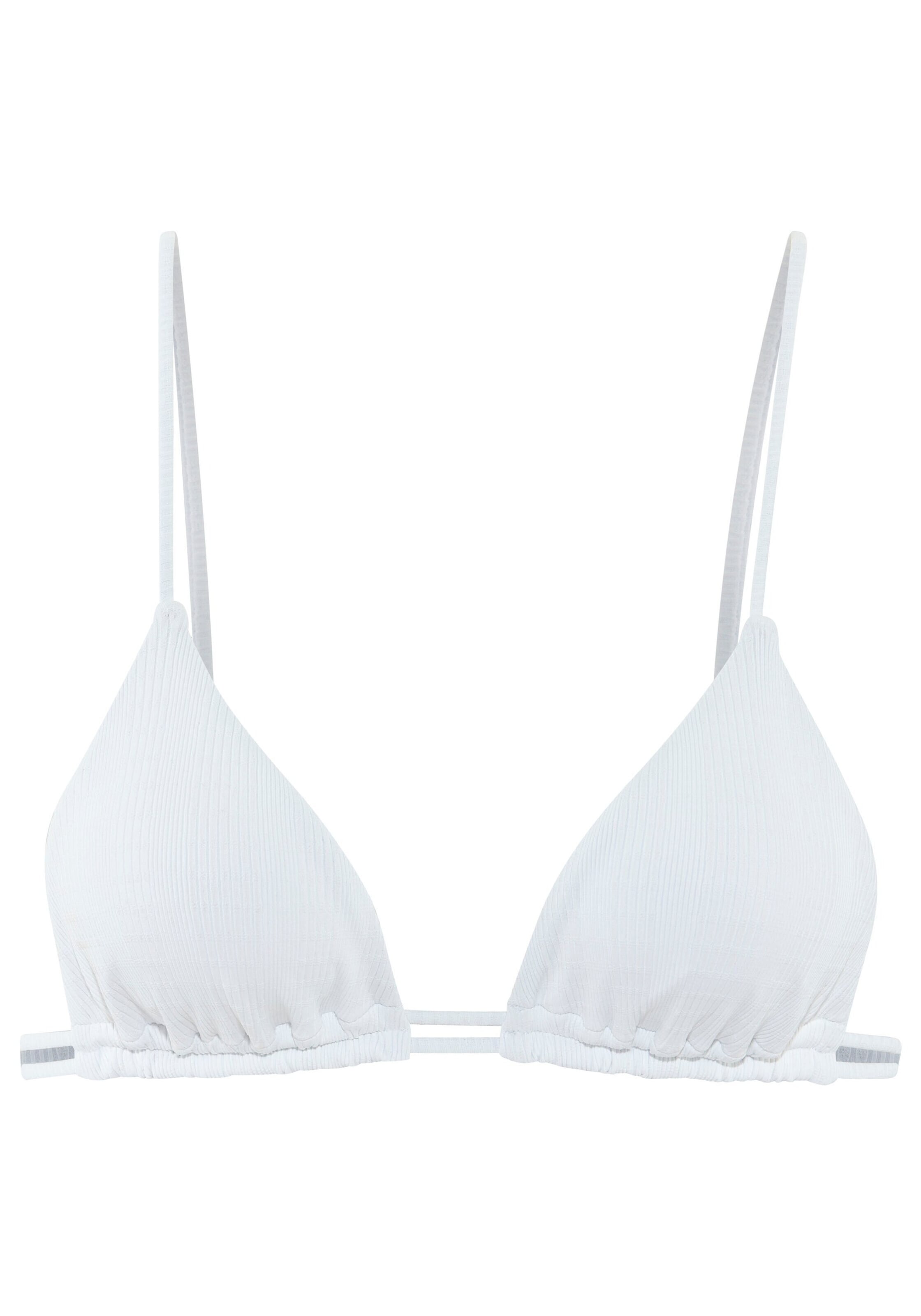 Triangolo Top per bikini di Copenhagen Studios in bianco: frontale