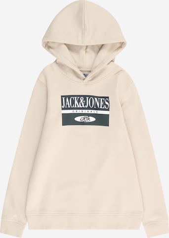 Jack & Jones Junior Sweatshirt 'ARTHUR' in Beige: front
