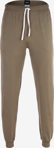 Tapered Pantaloni di BOSS in verde: frontale