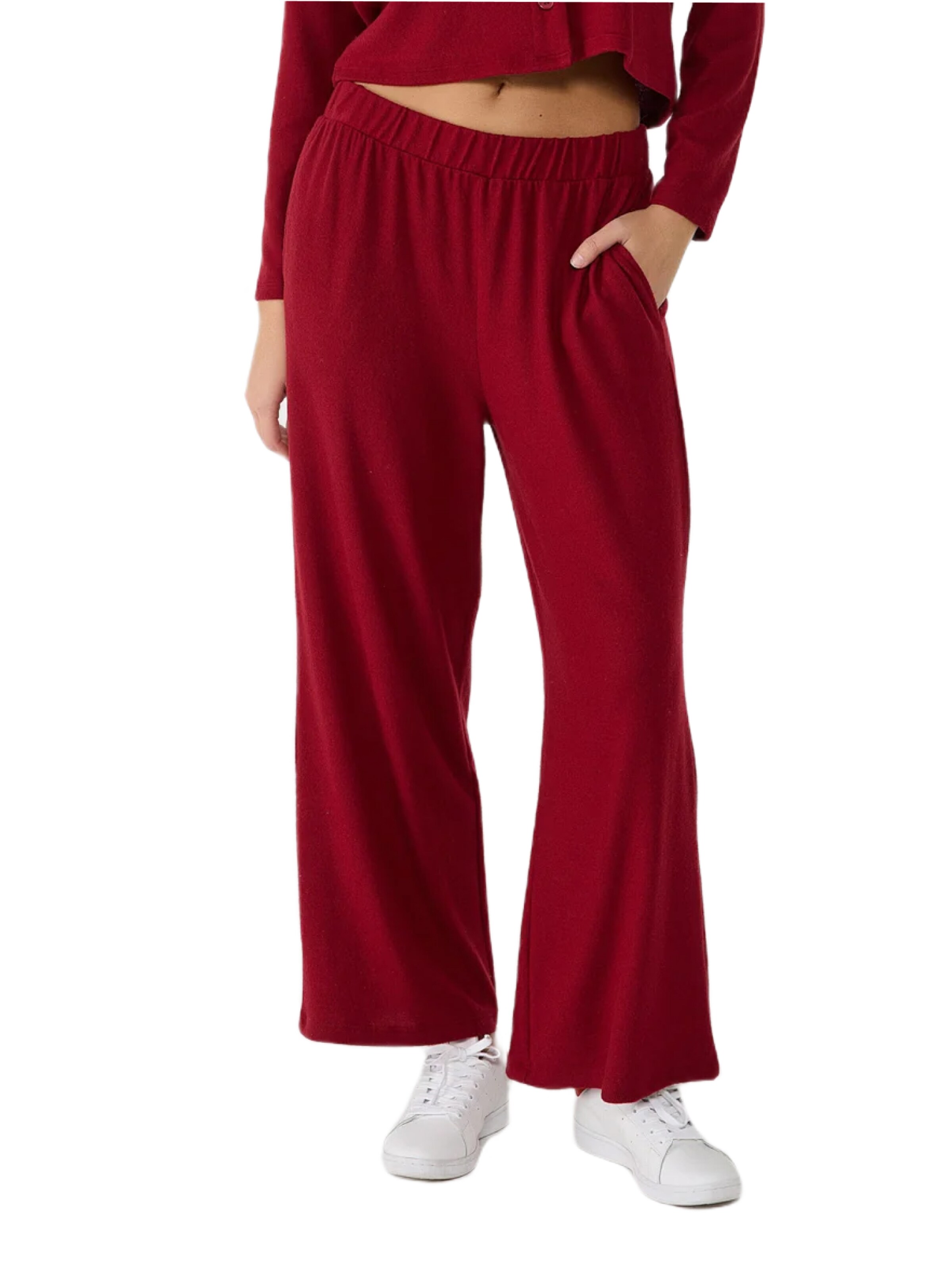 No Matter What Loosefit Hose in Rot: Vorderseite