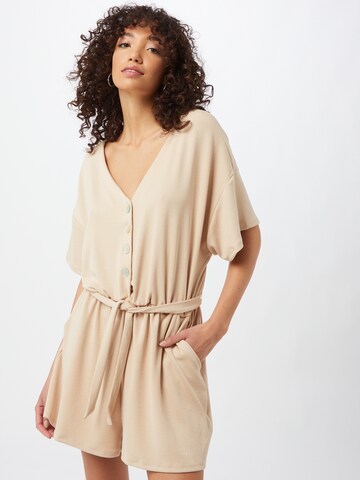 ABOUT YOU Jumpsuit 'Naja' in Beige: front