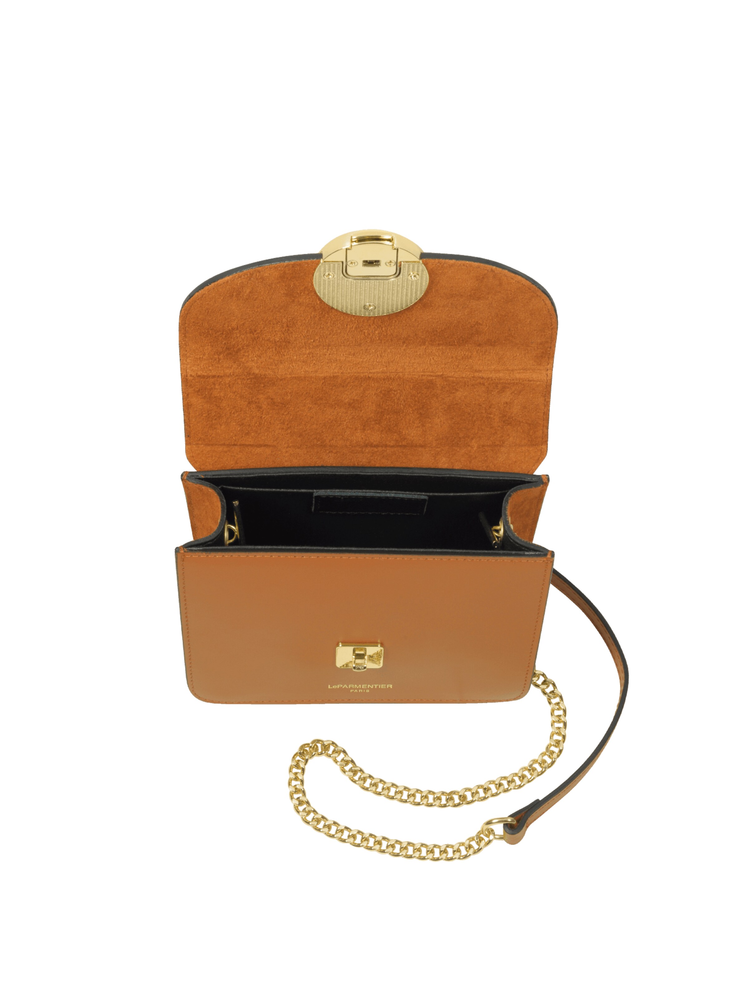 LeParmentier Schoudertas 'New Ondina Mini' in Bruin