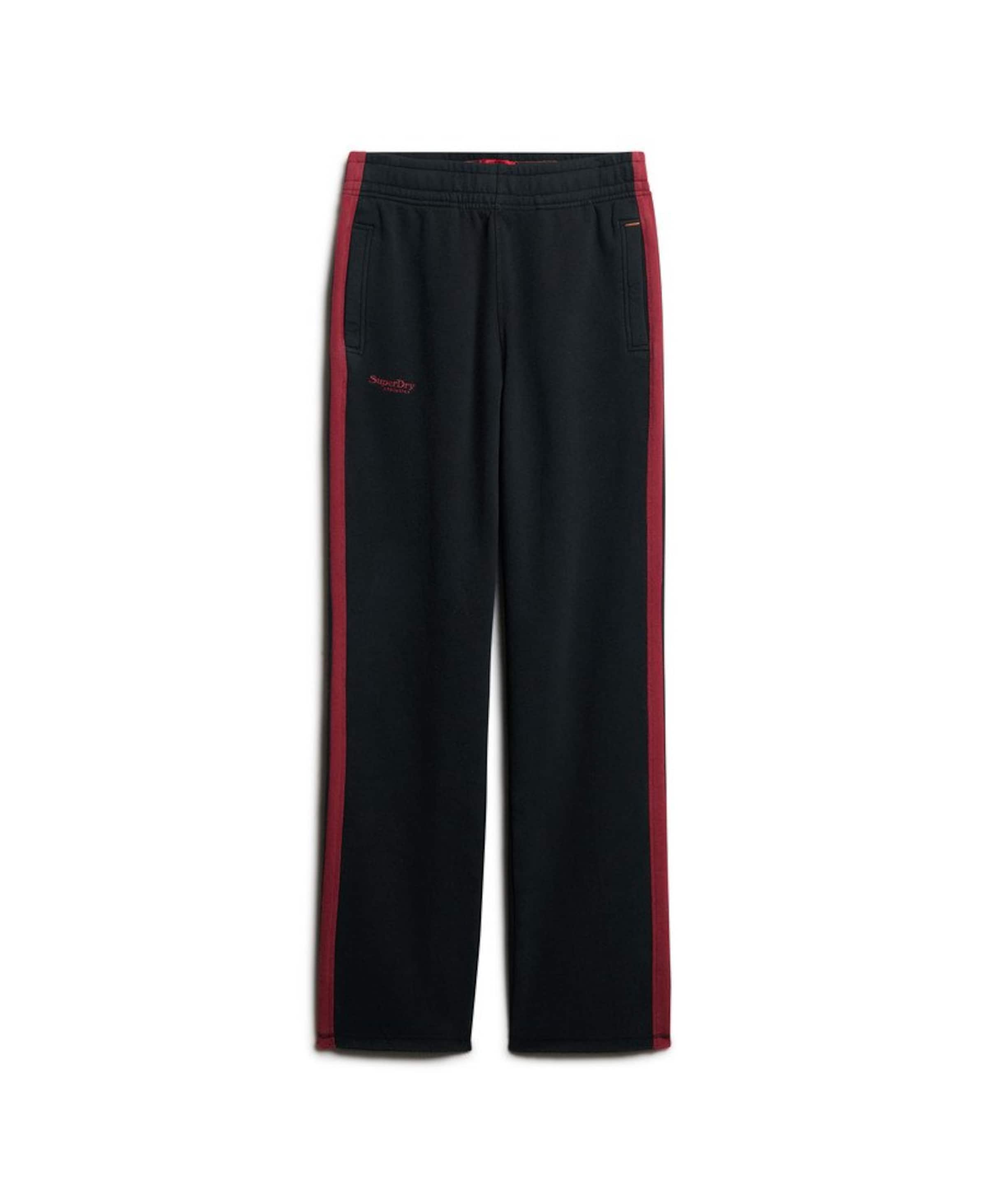Pantalon 'Essential' Superdry & Co en noir : devant