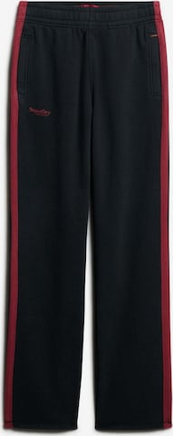 Pantalon 'Essential' Superdry en noir : devant