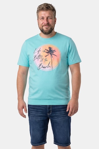 Men Plus T-Shirt in Blau