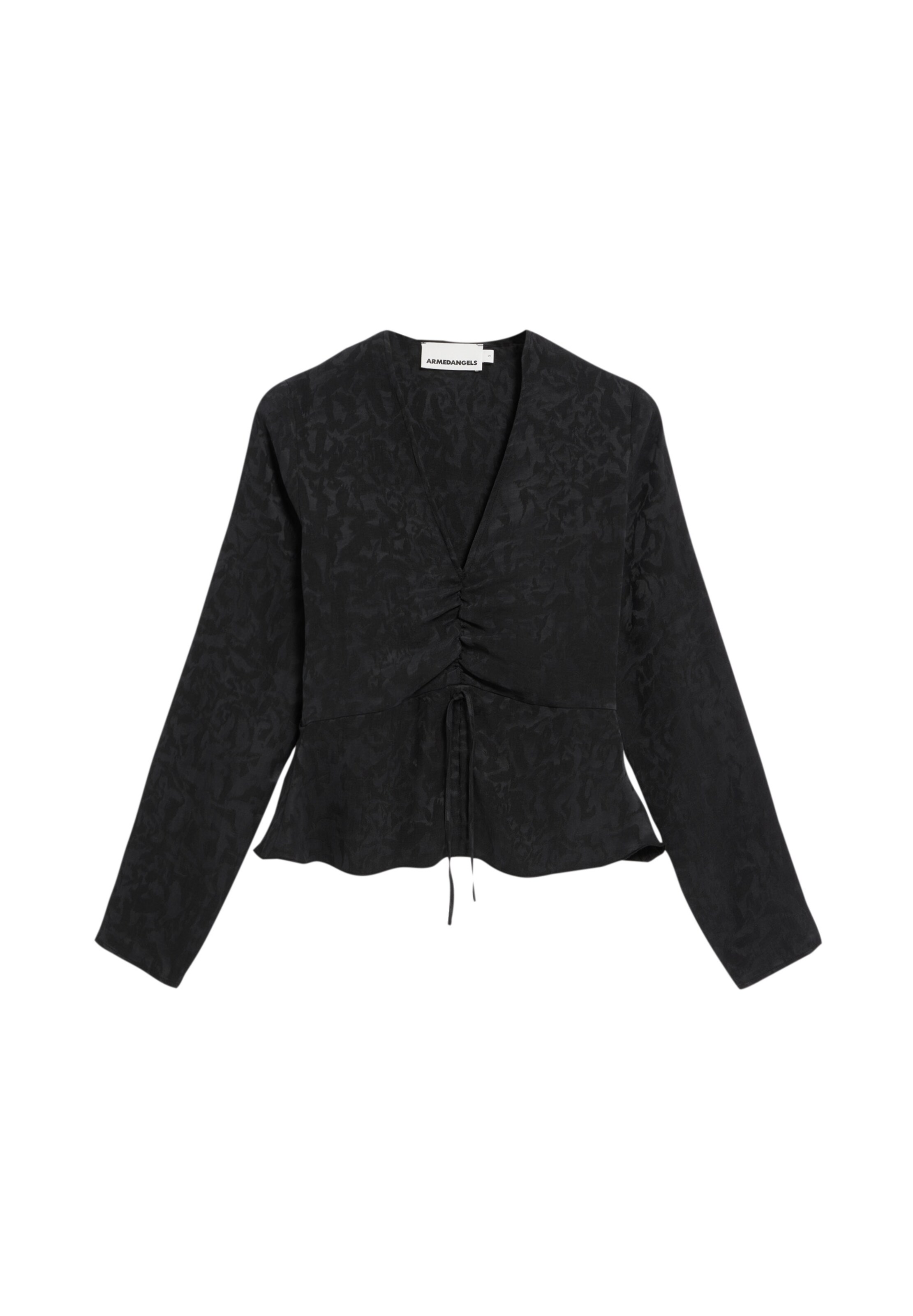 ARMEDANGELS Blouse ' ANAYAA JACQ ' in Black: front