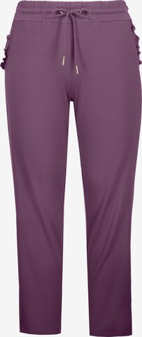 Regular Pantalon '809632' Studio Untold en violet : devant