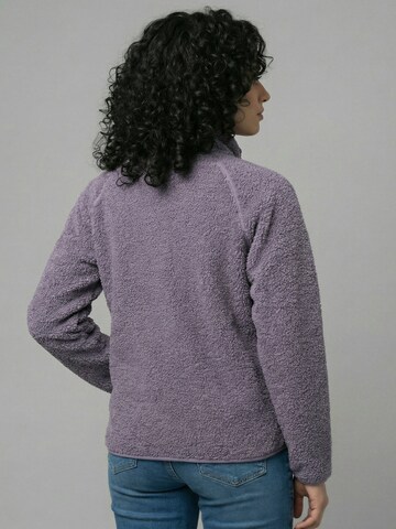 Derbe Fleecejacke 'Kuschelby' in Lila