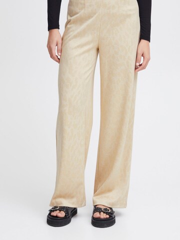 regular Pantaloni ' Kate ' di ICHI in beige: frontale