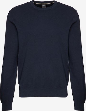 BOSS Green Sweater in Blue: front